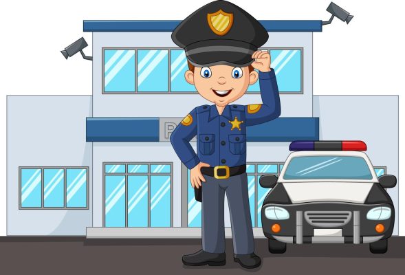 cartoon-policeman-standing-in-city-police-department-building-vector